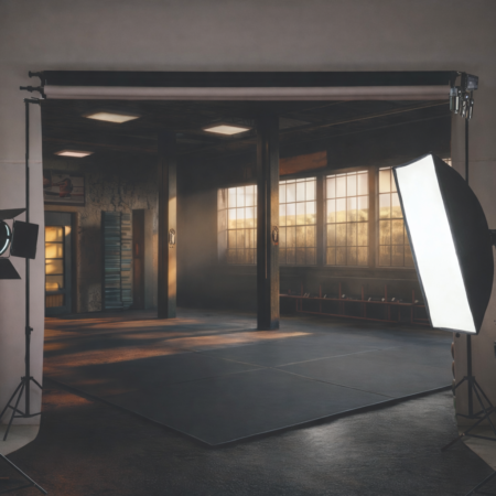 Motorised 4 Roller System and 4 Large Double ProFabric Backdrops