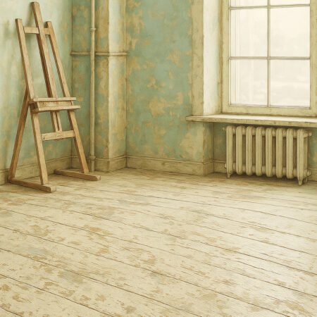 Art Studio Shabby Chic Photography Backdrop