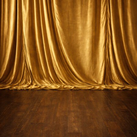 Gold Drapes Photography Backdrop