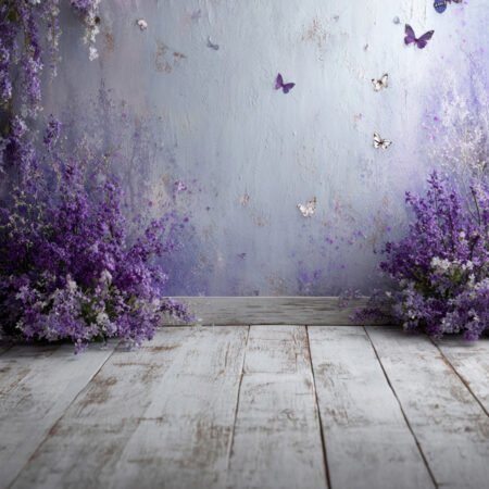 Lavender Butterfly 7 Photography Backdrop